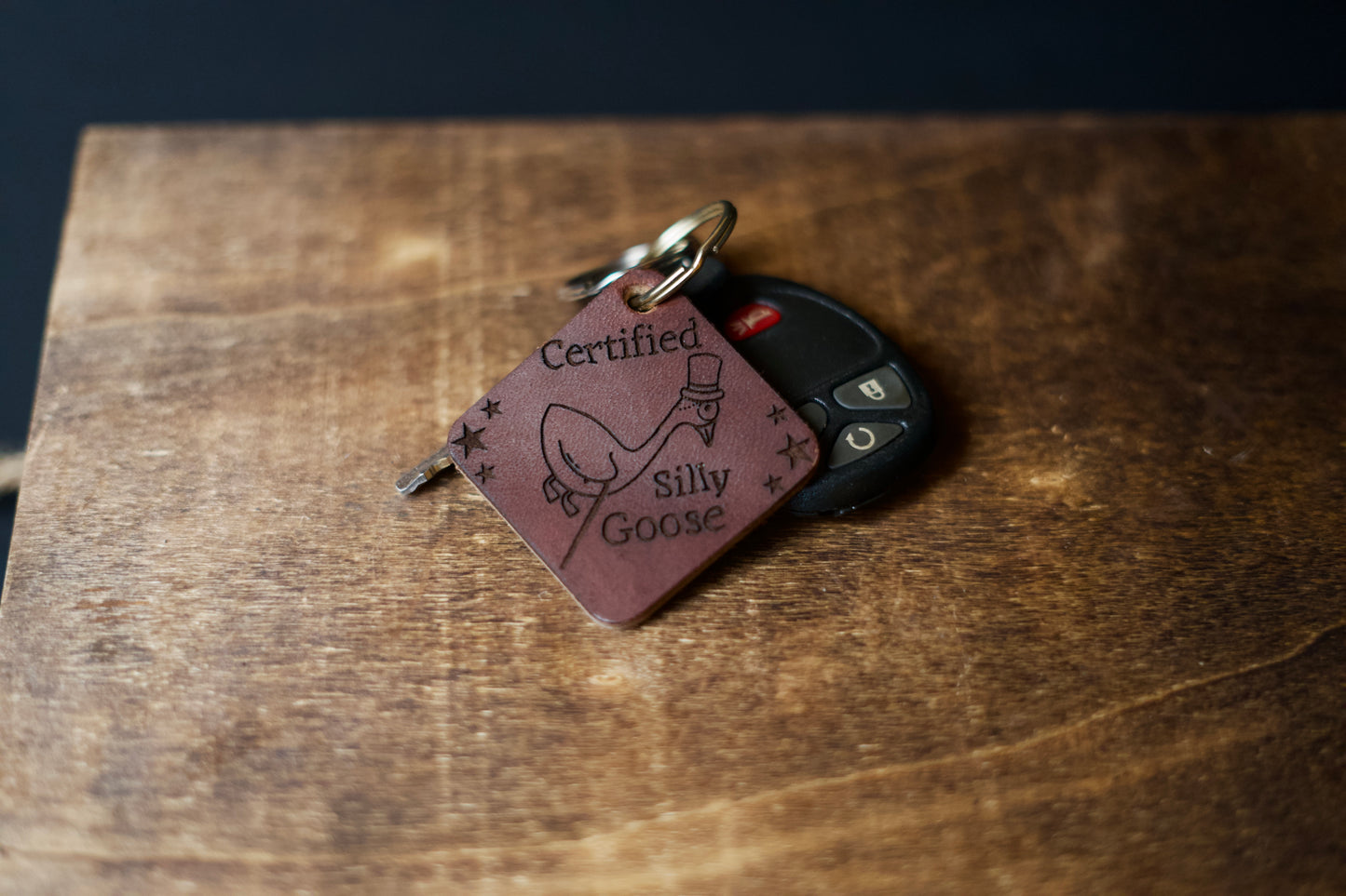 Silly Goose Keychain - USA Genuine Leather Company