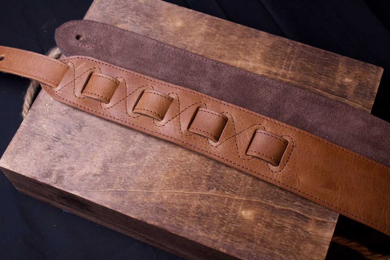Roadshow Guitar Strap - USA Genuine Leather Company