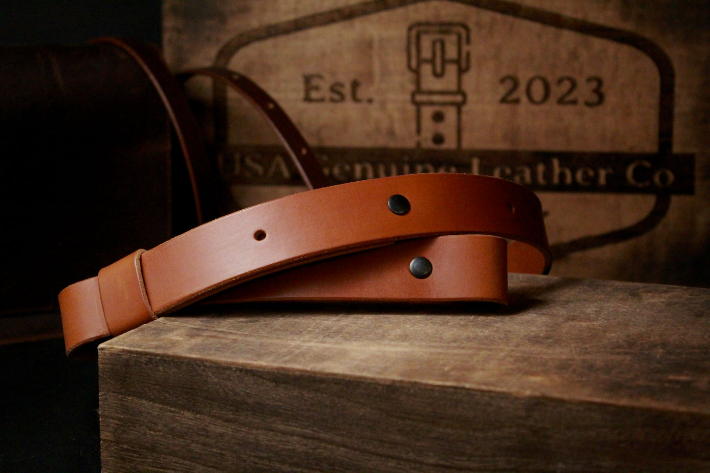 Golden Brown Classic leather Rifle Sling - Classic leather rifle strap - classic leather gun sling - classic leather gun strap - handcrafted, for hunting