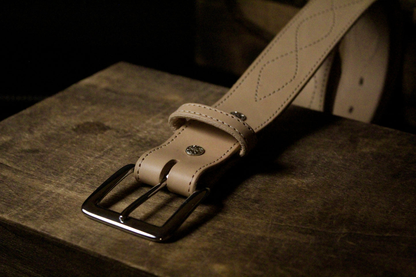 Evelyn Womens Leather Belt, right view