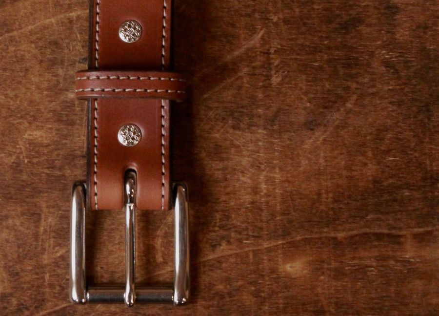 mens brown leather belt handcrafted in the USA, use made mens leather belt brown, handcrafted mens leather belts